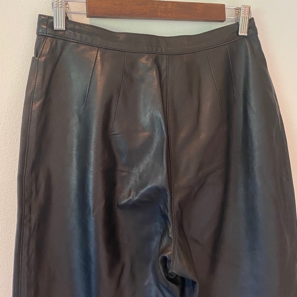 Vintage Modele Algo High Waisted Leather Pants - Picture 7 of 10